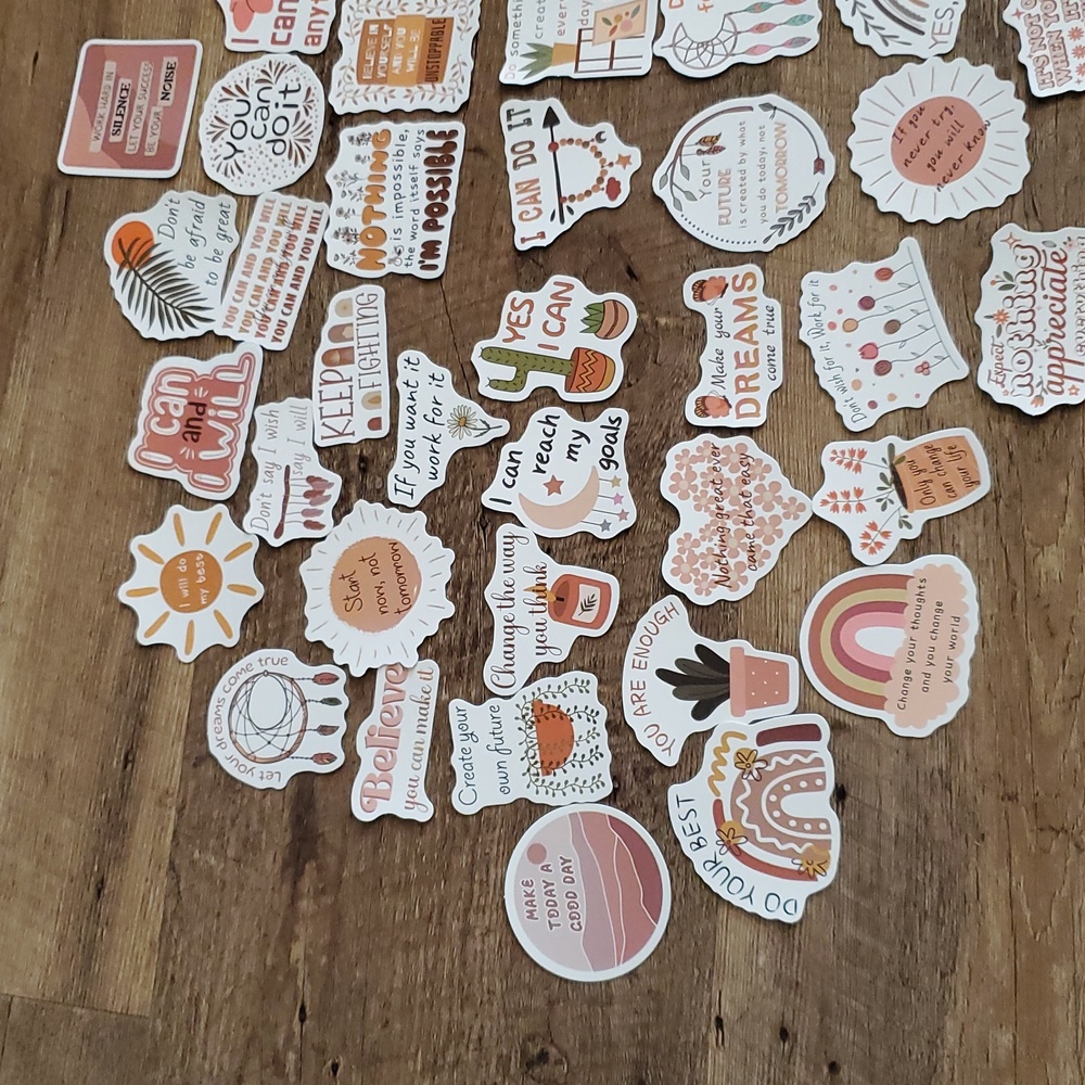 5/$15 Inspirational Sticker Pack - Picture 2 of 6